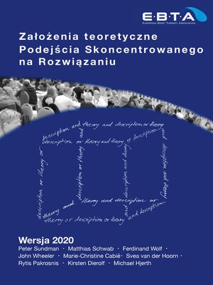 cover image of Zalozenia teoretyczne Podejscia Skoncentrowanego na Rozwiazaniu